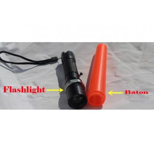 Police Traffic Command Waterproof and Rechargeable Led Flashlight