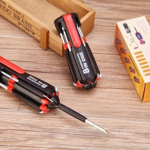 Multi function Folding Screwdriver with LED Lamp